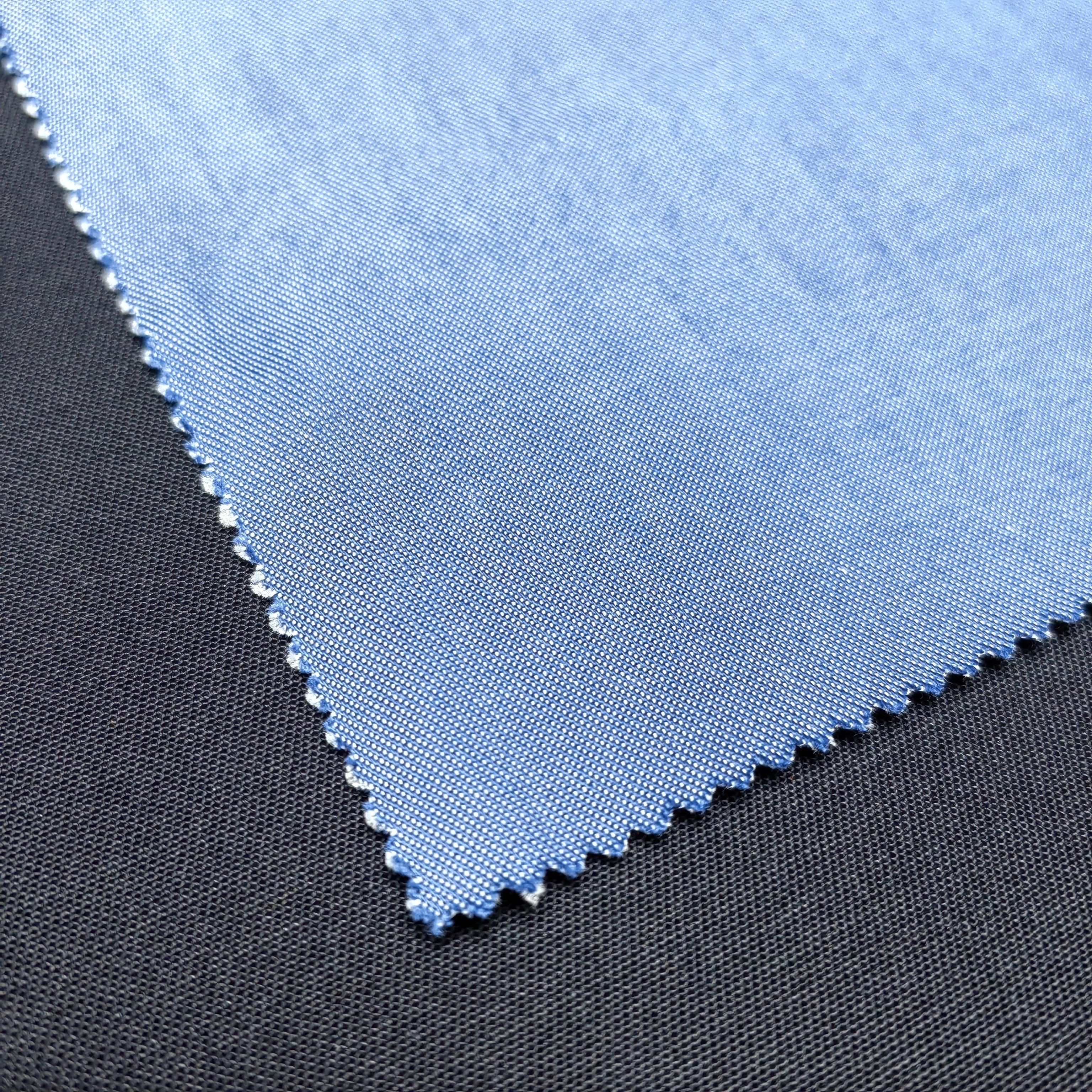 Flame Retardant Chambray. Cotton Fabric. Flame retardant fabric